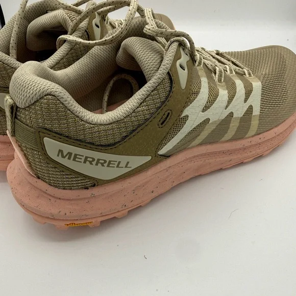 Merrell Women's Beige and Coral Athletic Shoes - Picture 5 of 10